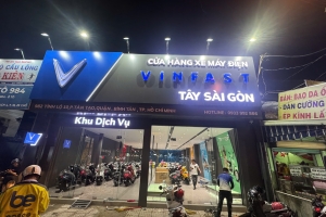 THI CÔNG BẢNG HIỆU VINFAST