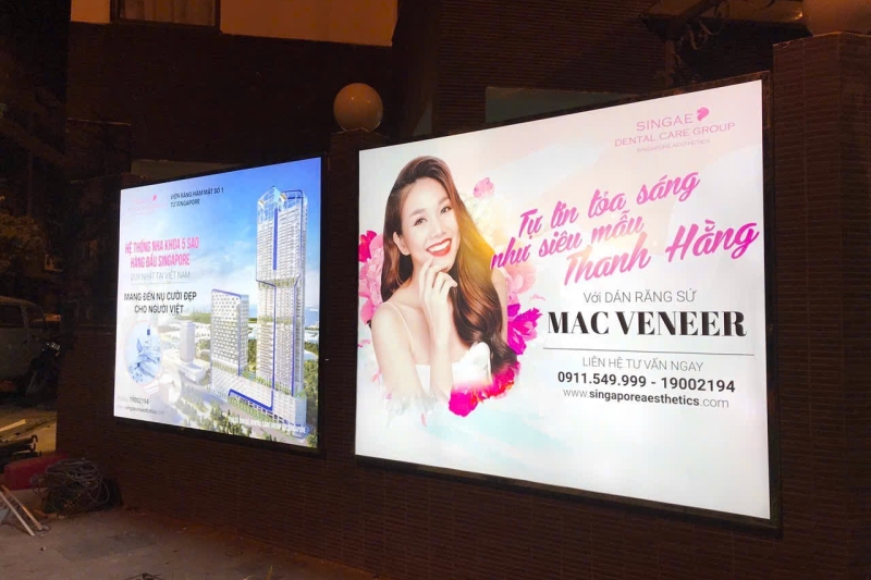 Thi công bảng hiệu đèn led